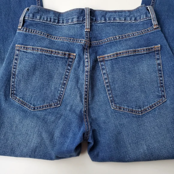 Athletic built-in flex medium wash jeans Old Navy straight leg NWOT 28x30 - Picture 3 of 4